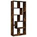 Libreria Divisorio Rovere Fumo 67x25x161,5 cm in Truciolato - Foto miniatura 1
