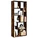 Libreria Divisorio Rovere Fumo 67x25x161,5 cm in Truciolato - Foto miniatura 2