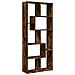 Libreria Divisorio Rovere Fumo 67x25x161,5 cm in Truciolato - Foto miniatura 7