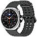 Cinturino Ocean Compatibile Con Samsung Watch8 E Watch8 Classic - Silicone Grey - Foto miniatura 2