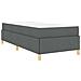 Letto a molle con materasso Grigio scuro 100 x 200 cm Tessuto - Foto miniatura 9