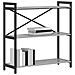 Libreria Grigio sonoma 80 x 30 x 83 cm Legno multistrato - Foto miniatura 3
