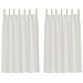 Tende con tende 2 pcs Crema Poliestere - Foto miniatura 1