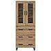 Credenza 2 pcs Rovere artigianale Legno Stratificato e Vetro - Foto miniatura 8