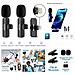 Microfono Lavalier Wireless per iPhone Kit 2 Trasmettitori + 1 Ricevitore Plug & Play 2.4 GHz Audio Professionale per Vlog e Video Social - Foto miniatura 2