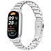 Elegante Cinturino In Acciaio Inossidabile Compatibile Con Xiaomi Band 8/9/10 - Cinturino In Metallo Sottile Silver - Foto miniatura 2