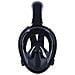 Maschera Da Snorkeling Integrale L /xl: Vista Panoramica 180°, Anti-appannamento, Silicone Liquido Black - Foto miniatura 1
