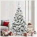 Albero di Natale artificiale con 300 LED Bianco 210 cm PE e PVC - Foto miniatura 2