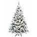 Albero di Natale artificiale con 300 LED Bianco 210 cm PE e PVC - Foto miniatura 3
