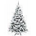 Albero di Natale artificiale con 300 LED Bianco 210 cm PE e PVC - Foto miniatura 4