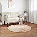 Tappeto Pecora Tafalla Beige Ø 100 cm Poliestere - Foto miniatura 2