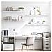 Scaffale da parete 4 pcs Marmo Bianco 120 x 23,5 x 4 cm - Foto miniatura 4