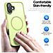 Cover per iPhone 16 - TPU+PC, Verde, MagSafe - Foto miniatura 3