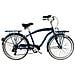Bici Alluminio Da Uomo Misura 26 City Bike Bicicletta Beach Cruiser Stile Americano Cambio 7v Completa Di Accessori Luci A Led - 46 Nocciola - Foto miniatura 3
