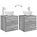 Mobile Lavabo da Parete Sonoma grigio 49,5 x 41 x 64,5 cm - Foto miniatura 7
