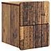 Mobiletto da notte a muro Legno antico 33 x 34,5 x 43 cm - Foto miniatura 1