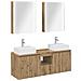 Set di Armadi da Bagno 5 pcs Rovere Artigianale - Foto miniatura 1