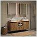 Set di Armadi da Bagno 5 pcs Rovere Artigianale - Foto miniatura 2
