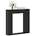 Cornice per camino Nero 100 x 20 x 100 cm Legno ingegnerizzato - Foto miniatura 3