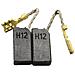 Spazzole di carbone per Hilti TE25 - 6,3 x 10 x 19 mm - coppia - Foto miniatura 1