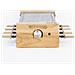 WOD8 Raclette multifunzione per 8 persone, Design in legno naturale, pietra di granito rimovibile, 8 padelle antiaderenti, 8 spatole in legno - Foto miniatura 4