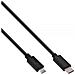 Cavo USB 2.0, Type C maschio a Type B Micro maschio, Nero - 1,5m - Foto miniatura 2