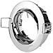 Porta Faretti Led Gu10 Incasso Orientabile Rotondo 82 Mm. Cromo Lucido Vt-779 Rd 3589 - Foto miniatura 3
