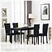 Sedie Per Sala Da Pranzo 4 Pz In Velluto Nero - Foto miniatura 1