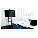 Carrello Vesa 200×200 - 800×400 per Monitor con Mensola e Porta Videocamera Colore Nero - Foto miniatura 7