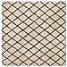 Tappeto Shaggy Beige-nero 200 X 200 Cm Midyat - Foto miniatura 7