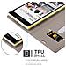 Custodia Compatibile Con Nokia Lumia 1520 In Grigio Chiaro Marrone - Coperchio Protettiva Con Chiusura Magnetica, Funzione Stand E Tasca Per Le Carte - Foto miniatura 5