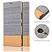 Custodia Compatibile Con Nokia Lumia 1520 In Grigio Chiaro Marrone - Coperchio Protettiva Con Chiusura Magnetica, Funzione Stand E Tasca Per Le Carte - Foto miniatura 9