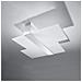 Novità! Plafoniera Cromo Per Salotto E Corridoio - Metallo E Vetro - Sollux Massimo Sl. 0188 Lampada Da Soffitto Quadrata, Stile Classico, A 2 Luci Led E-27 *** Lampade - I Prezzi Più Bassi Su Amazon! - Foto miniatura 12