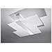 Novità! Plafoniera Cromo Per Salotto E Corridoio - Metallo E Vetro - Sollux Massimo Sl. 0188 Lampada Da Soffitto Quadrata, Stile Classico, A 2 Luci Led E-27 *** Lampade - I Prezzi Più Bassi Su Amazon! - Foto miniatura 2