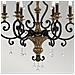 Quoizel Qz / marquette6 / a - Lampadario, In Bronzo Dorato, Con 6 Lampadine, 71,1 X 71,1 X 96,5 Cm - Foto miniatura 8