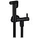 Idroscopino Wc Doccetta Ottone Portatile Shutoff Monogetto Con Leva Ogomondo Kit *** Finitura- : Nero Tondo - Foto miniatura 3