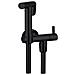 Idroscopino Wc Doccetta Ottone Portatile Shutoff Monogetto Con Leva Ogomondo Kit *** Finitura- : Nero Tondo - Foto miniatura 2