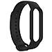 Cinturino Xiaomi Mi Band 5 E 6 Silicone Premium Soft-touch Leggero Nero - Foto miniatura 7