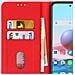 Custodia Per Xiaomi Redmi Note 10 Pro Con Portacarte E Funzione Supporto Rossa - Foto miniatura 2