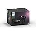 Lighting White and Color Lily Kit Base con 3 Faretti da Esterno Integrata, 8 W, Nero - Foto miniatura 2