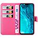 Custodia Compatibile Con Honor 9x Lite In Rosa Vivo - Coperchio Protettiva Con Chiusura Magnetica, Funzione Stand E Tasca Per Le Carte - Foto miniatura 6
