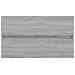 Set Mobili Da Bagno 2 Pz Grigio Sonoma In Legno Multistrato - Foto miniatura 2