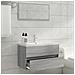 Set Mobili Da Bagno 2 Pz Grigio Sonoma In Legno Multistrato - Foto miniatura 9