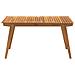 Tavolo Da Giardino 150x90x75 Cm Legno Massello Di Acacia - Foto miniatura 3