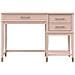 Westerleigh Scrivania Per Computer Con Alzata In Mdf Rosa - Foto miniatura 3