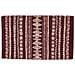 Tappeto Passatoia Cucina Indiano 100% Cotone Disegno Etnic Bordeaux 55x230 Bordeaux - Foto miniatura 1