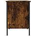 Scarpiera Rovere Fumo 131x35x50 Cm In Legno Multistrato - Foto miniatura 3