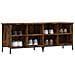 Scarpiera Rovere Fumo 131x35x50 Cm In Legno Multistrato - Foto miniatura 8