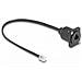 Cavo Rj10 Tipo D Da Maschio A Femmina Nero Da 30 Cm - Foto miniatura 3