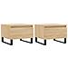 Tavolini Salotto 2pz Rovere Sonoma 50x46x35cm Legno Multistrato - Foto miniatura 2